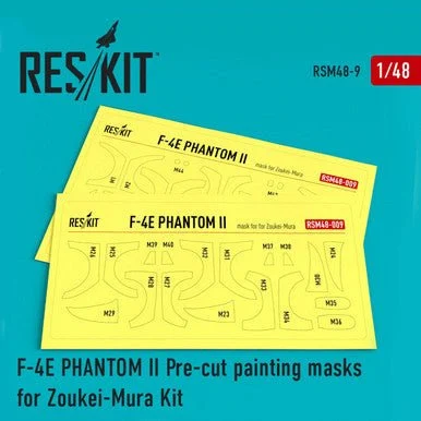 1/48 Reskit F-4 (E) Phantom II Pre-cut painting masks for Zoukei-Mura kit (1/48)