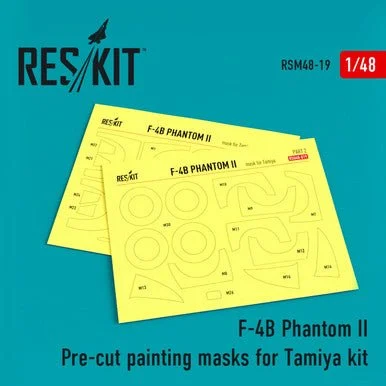 1/48 Reskit F-4B Phantom II Pre-cut painting masks for Tamiya kit (1/48)