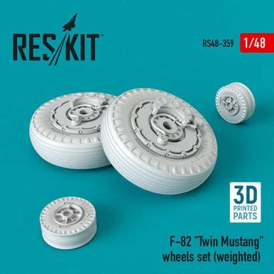 1/48 Reskit F-82 Twin Mustang wheels set