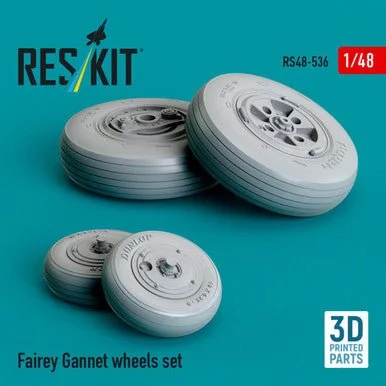 1/48 Reskit Fairey Gannet wheels set (3D Printed)