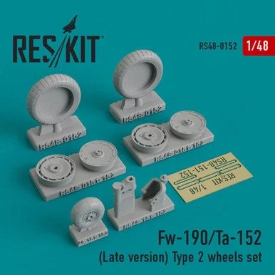 1/48 Reskit Fw-190 (late version) type 2 wheels set