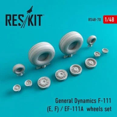 1/48 Reskit General Dynamics F-111 (E, F) / EF-111A wheels set