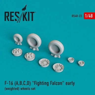 1/48 Reskit General Dynamics F-16 A Fighting Falcon wheels set