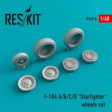 1/48 Reskit Lockheed F-104 A/B/C/D Starfighter wheels set
