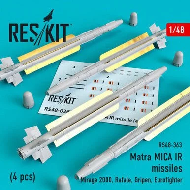 1/48 Reskit Matra MICA IR missiles (4 pcs)