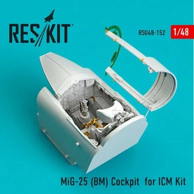 1/48 Reskit MiG-25 (BM) Cockpit for ICM Kit (1/48)