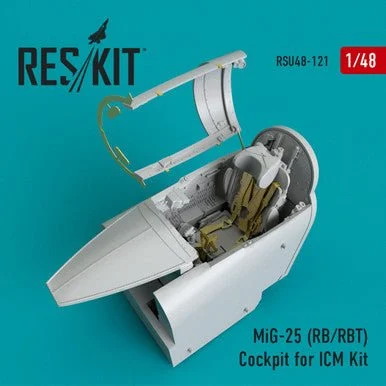 1/48 Reskit MiG-25 (RB/RBT) Cockpit for ICM Kit (1/48)