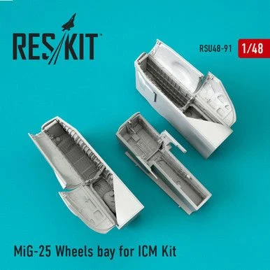 1/48 Reskit MiG-25 Wheels bay for ICM Kit (1/48)