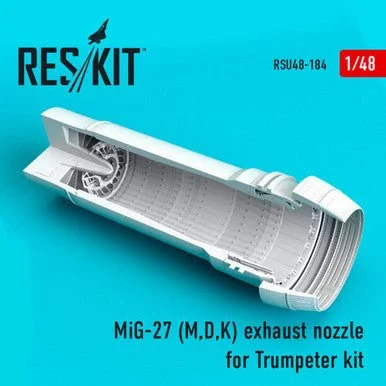 1/48 Reskit MiG-27 (MDK) exhaust nozzle for Trumpeter kit