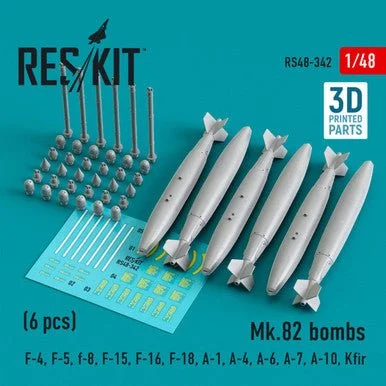 1/48 Reskit Mk.82 bombs (6pcs)