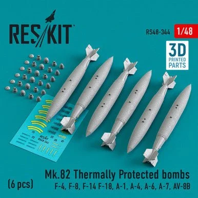 1/48 Reskit Mk.82 Thermally Protected bombs (6pcs)