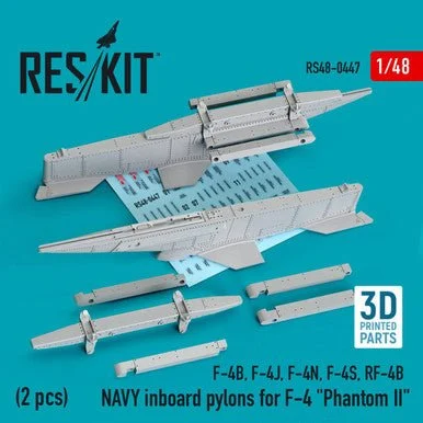 1/48 Reskit NAVY inboard pylons for F-4 Phantom II (2 pcs)