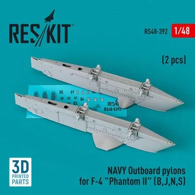 1/48 Reskit NAVY Outboard pylons for F-4 Phantom II (B,J,N,S) (2 pcs)