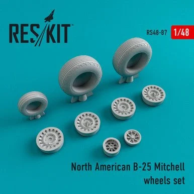 1/48 Reskit North American B-25 Mitchell wheels set