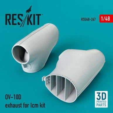 1/48 Reskit OV-10D exhaust for Icm kit (3D Printing)