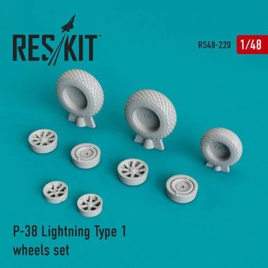 1/48 Reskit P-38 Lightning Type 1 wheels set