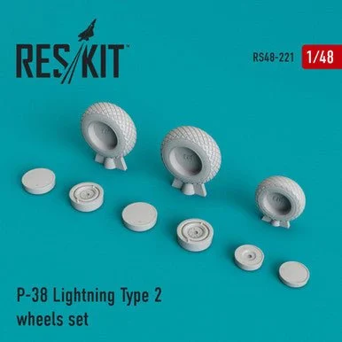 1/48 Reskit P-38 Lightning Type 2 wheels set