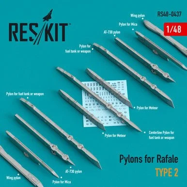 1/48 Reskit Pylons for Rafale type 2