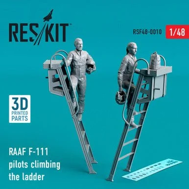 1/48 Reskit RAAF F-111 pilots climbing the ladder (2 pcs) (3D Printing)