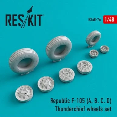 1/48 Reskit Republic F-105 (A, B, C, D) Thunderchief wheels set