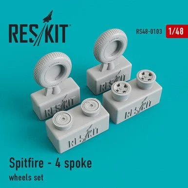 1/48 Reskit Spitfire - 4 spoke wheels set