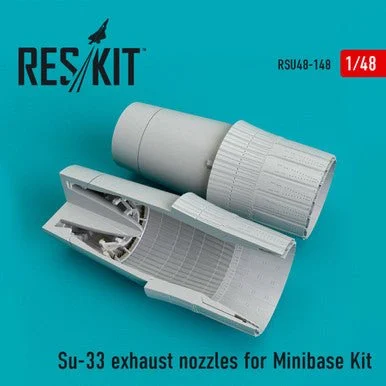 1/48 Reskit Su-33 exhaust nozzles for Minibase Kit (1/48)