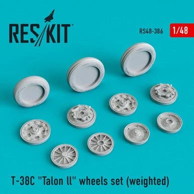 1/48 Reskit T-38C Talon ll wheels set (weighted)