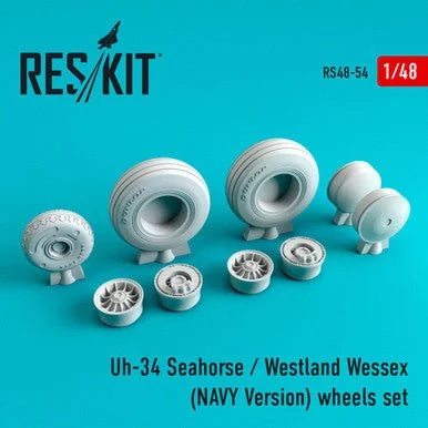 1/48 Reskit Uh-34 Seahorse / Westland Wessex (NAVY Version) wheels set