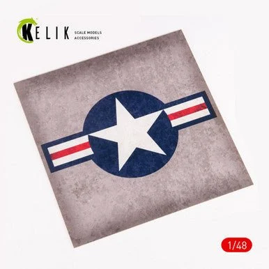 1/48 Reskit US Roundel - Acrylic 3 mm (240 x 240 mm) (190g) (1/72 - 1/48)