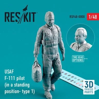1/48 Reskit USAF F-111 pilot (in a standing position- type 1) (3D Printing)