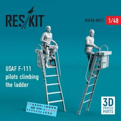 1/48 Reskit USAF F-111 pilots climbing the ladder (2 pcs) (3D Printing)