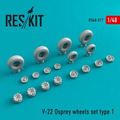 1/48 Reskit V-22 Osprey Type 1 wheels set