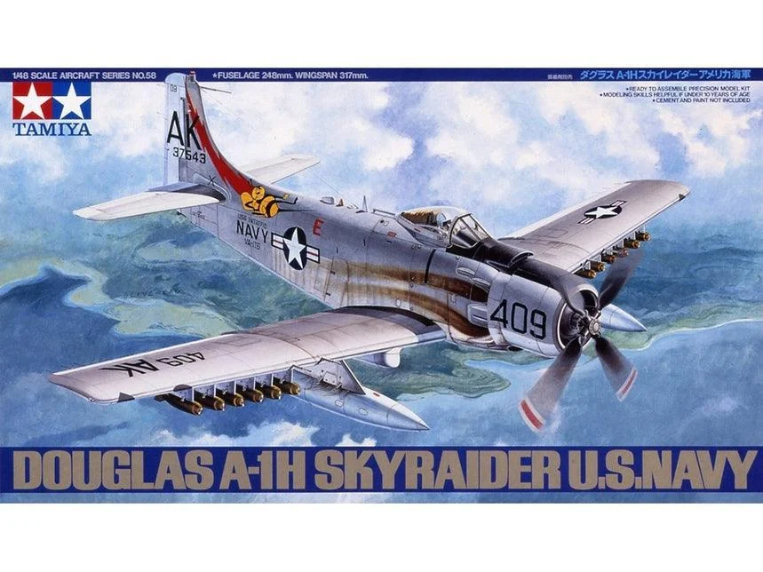 1/48 Tamiya Douglas Skyraider AD-6 (A-1H) 61058