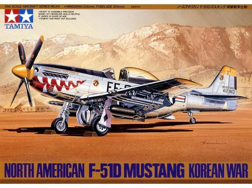 1/48 Tamiya F-51D Mustang Korean War 61044