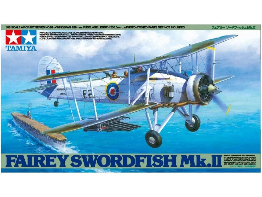 1/48 Tamiya Fairey Swordfish MK.II 61099