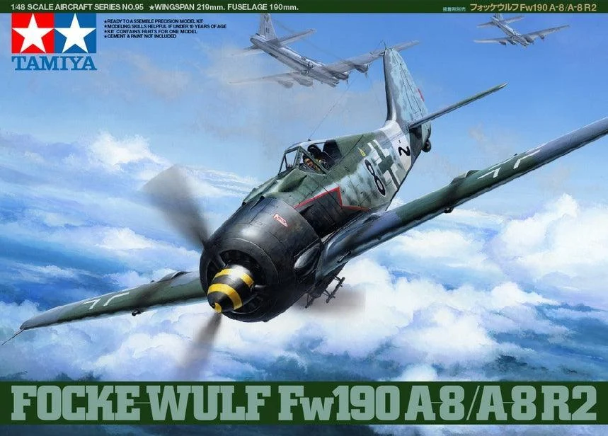 1/48 Tamiya Focke-Wulf Fw190 A-8/A-8 R2 61095