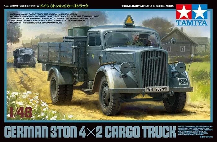 1/48 Tamiya German 3 Ton 4x2 Cargo Truck 32585