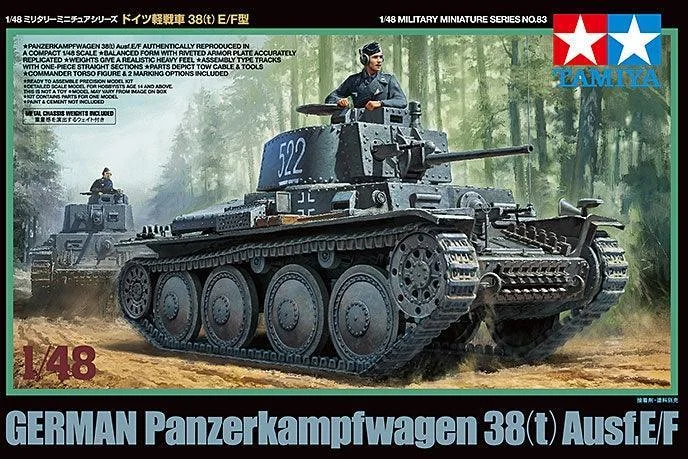 1/48 Tamiya German Panzer 38(T) Ausf.E/F 32583