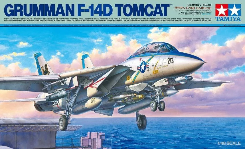 1/48 Tamiya Grumman F-14D Tomcat 61118