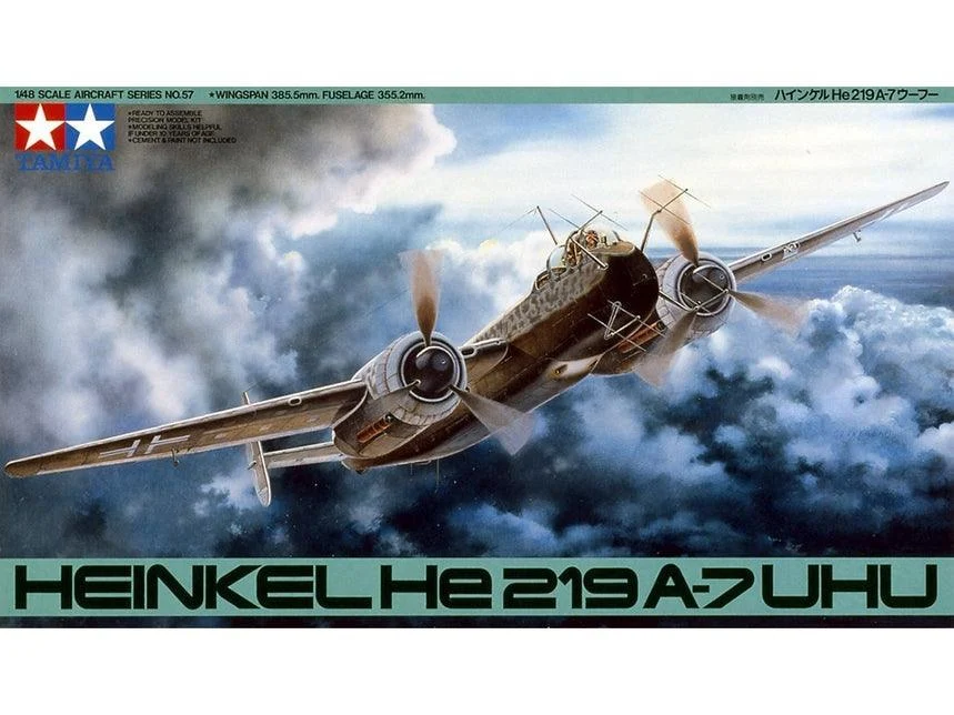 1/48 Tamiya Heinkel HE219 UHU 61057