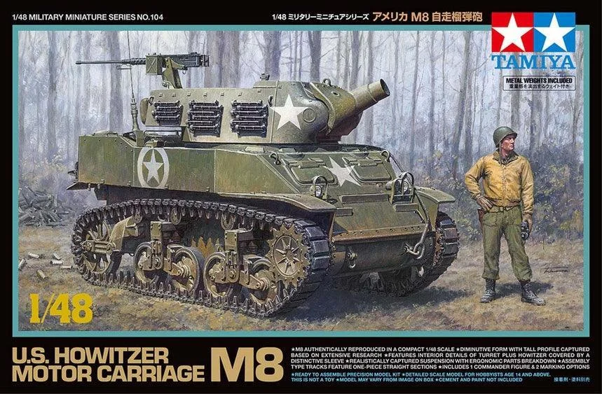 1/48 Tamiya Howitzer Motor Carriage M8 32604