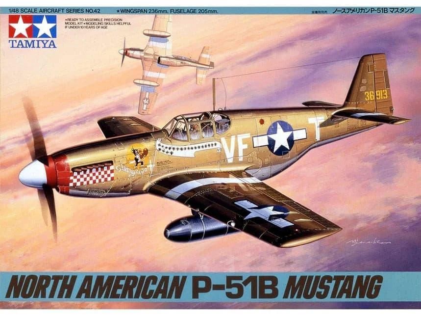 1/48 Tamiya P-51B Mustang 61042
