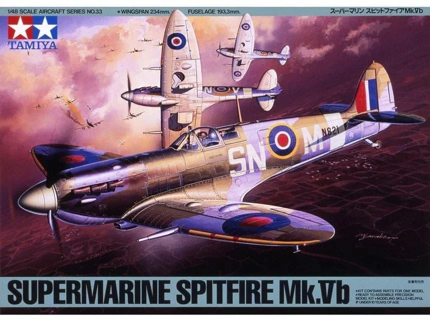 1/48 Tamiya Supermarine Spitfire MK.VB 61033