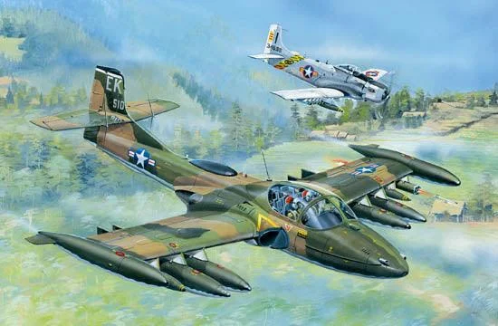 1/48 Trumpeter A-37A Dragonfly Light Ground-Attack Aircraft 02888