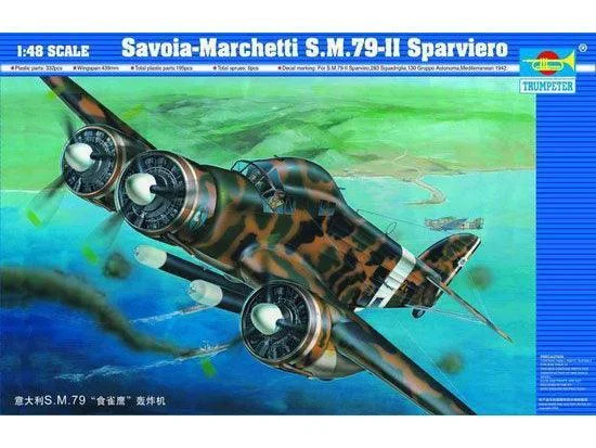 1/48 Trumpeter Savoia-Marchetti S.M.79-II Sparviero 02817