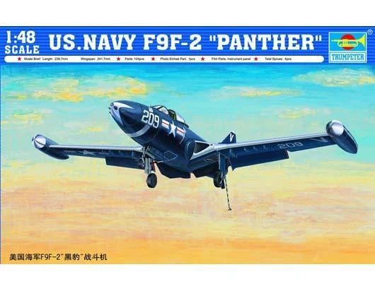 1/48 Trumpeter U.S. NAVY F9F-2 “PANTHER” 02832