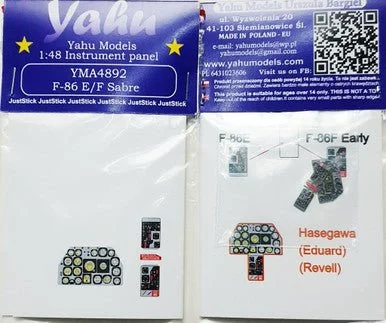 1/48 Yahu Models F-86E/F Sabre - Instrument Panel