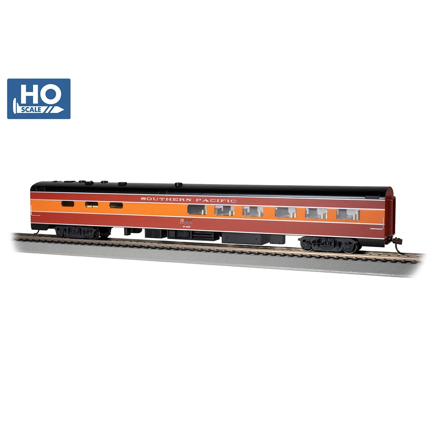 Bachmann HO Scale 85' Smooth-Side Dining Car SP Daylight - BAC14806