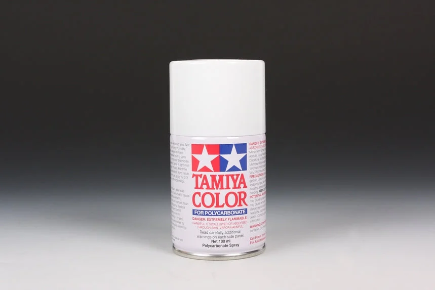 Tamiya PS-1 White Polycarbonate Spray Paint