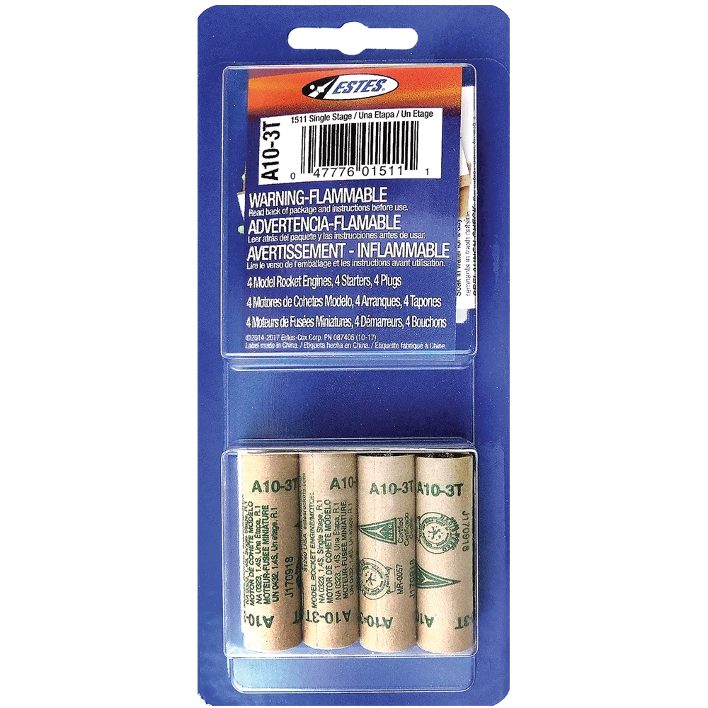 Estes A10-3T Engines/4pk